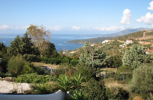 Karystos Casa | Casa con vista al atardecer con vista a la bahía
