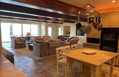 Lake Leelanau Casa | Sunset Views on Lake Michigan Beach - perfect for large family gatherings!