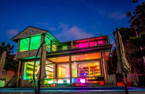 Fire Island Pines Casa | Sunsets on the Bay: Luxe 6-BR in Best Pines Location