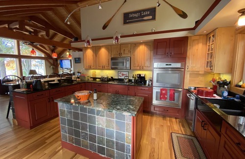 Standish Casa | Sunsets over Sebago Lake