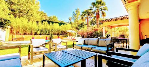 Saint-Cyr-sur-Mer Casa | Sunsetvilla au calme avec SPA et Piscine chauffée, plage à pied ,Golf à proximité