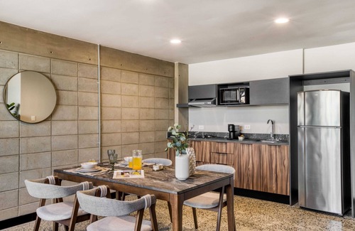 Avenida Revolución Apartamento | Super Cool Duplex Loft: Rooftop with a Fire Pit