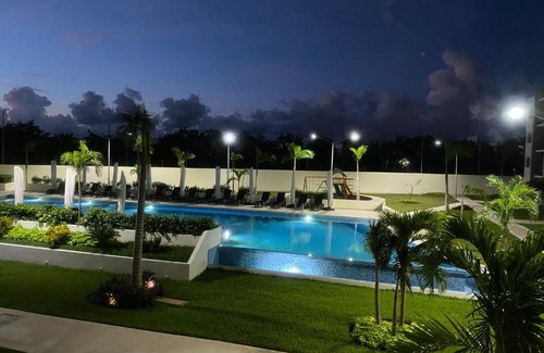 Cancún Apartamento | Super equipado c/ office Av Huayacan Long Island