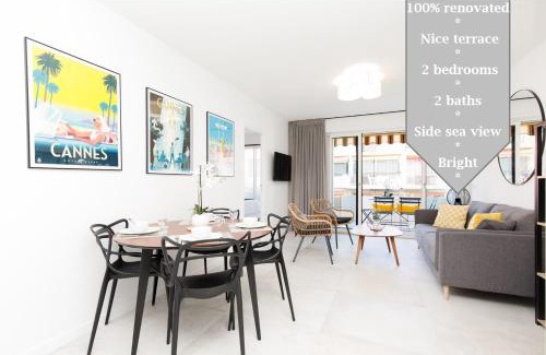 Cannes City Centre Apartamento | Superb 2 beds 2 baths next to Martinez Hotel