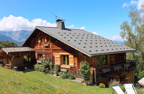 Combloux Chalet De Esquí | SUPERB CHALET. Facing Mont Blanc, near MEGEVE