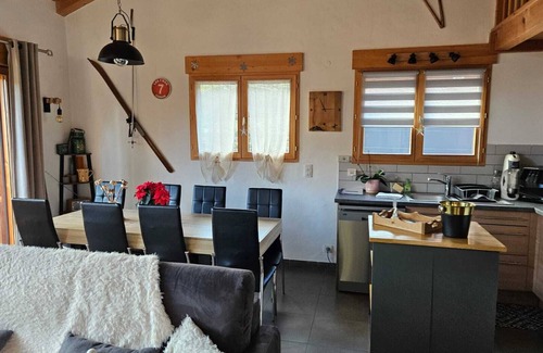 Sallanches Chalet De Esquí | NV MEDIA ALTA CHALET 12 lugares en 3 NIVELES DE LUJO DE LUJO