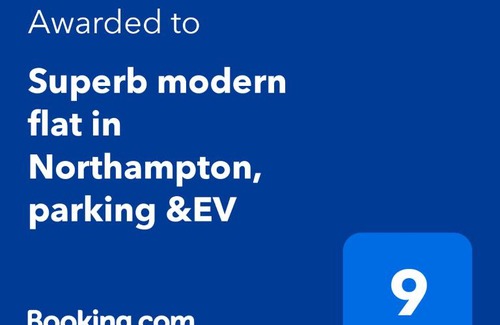 Northampton Apartamento | Superb modern flat in Northampton, parking &EV