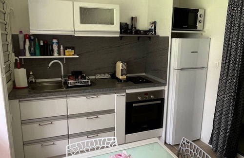 Anse des Rochers Apartamento | Magnífico estudio "Lespiedsdansleau" 30 m², planta baja, vista al mar 2/3 personas