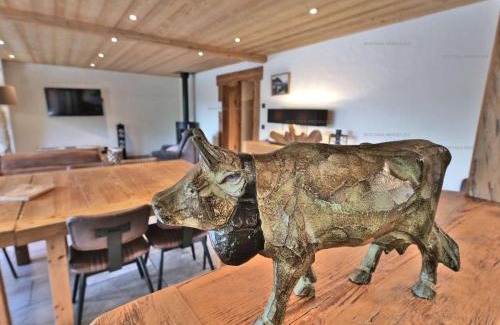 Le Grand-Bornand Apartamento | Superbe 5 pièces rénové avec sauna, hammam, jacuzzi, proche télécabines et village, idéal 12/14 pers. - FR-1-458-101