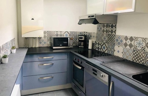 Rives de Meurthe Apartamento | Superbe Appart 2 Lits Style Contemporain