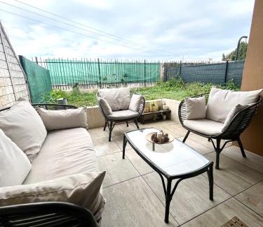 Vitrolles Apartamento | Superbe appart avec Jardin à 2 min de l’Aéroport-4 pers