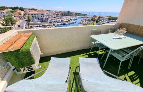 Sausset-les-Pins Apartamento | Superbe appartement avec vue mer et terrasse