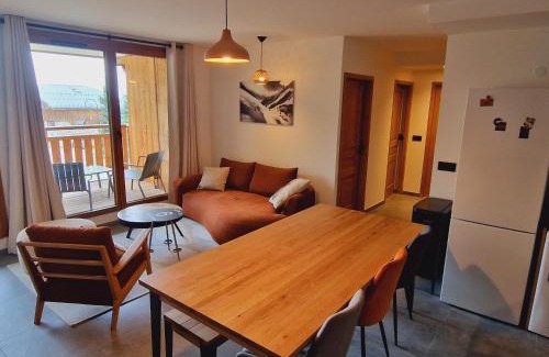 Montalbert Apartamento | Superbe appartement à Plagne Montalbert, proche des pistes avec wifi et parking - FR-1-755-18