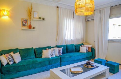 Majorelle Apartamento | Superbe Appartement 2 Chambres Balcon Privé & Charme Vue Jardin Majorelle YSL