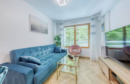 Billancourt–Rives de Seine Apartamento | Superbe Appartement Dans un Parc Surplombant Paris