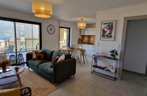 Propriano Apartamento | Superbe Appartement T3 Neuf Avec Terrasse vue mer - 6 Couchages