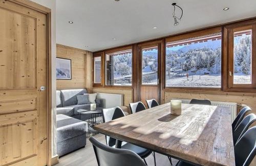 Plagne Centre Apartamento | Superbe appt rénové 3 pièces au pied des pistes, balcon sud, 8 pers, près commerces - FR-1-455-36