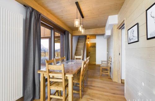 La Rosiere Apartamento | Superbe Apt 5P au Centre, 200m des Pistes, 3 SDB, Mezzanine, Balcon Sud, Parking, WiFi - FR-1-398-656