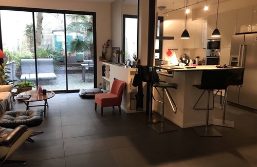Quartier de la Plaine-de-Monceaux Apartamento | Superbe Atelier D'artistes 160 mts + Terrasse Jardin Privatif 80 mts
