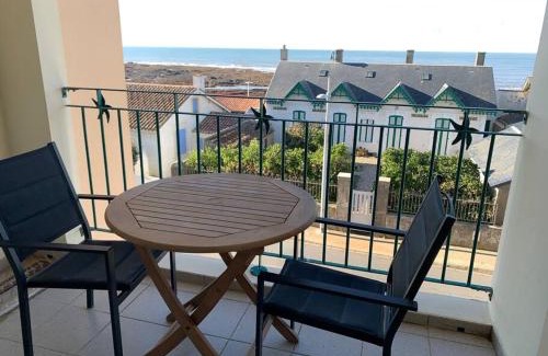 Saint-Hilaire-de-Riez Apartamento | Superbe duplex accès et vue mer, garage, linge fourni