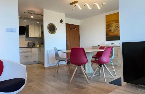 Saint-Hilaire-de-Riez Apartamento | Superbe duplex accès et vue mer, garage, linge fourni
