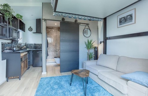Colombes Apartamento | Superbe Studio avec Jardin Privé