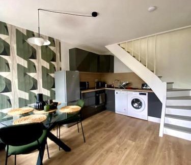 Quartier Centre Ville Apartamento | Superbe T2 rénové 2km Gare avec parking privé