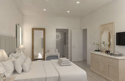 Vourvoulos Casa | Superior Cave Suite with Private Pool & Sea View - Siete Mares Luxury Suites