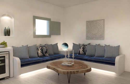 Vourvoulos Casa | Superior Cave Suite with Private Pool & Sea View - Siete Mares Luxury Suites