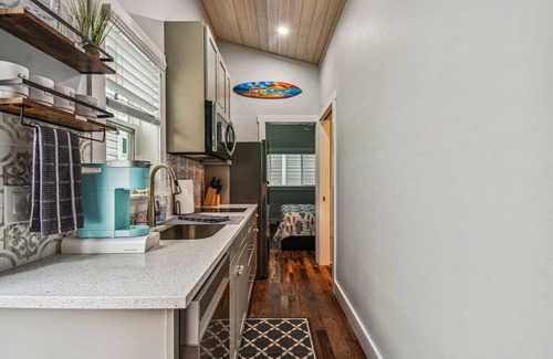 Dunedin Casa | Surf Shack Tiny Home on Pinellas Trail w/ Heated Pool