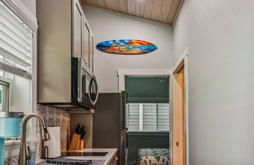 Dunedin Casa | Surf Shack Tiny Home on Pinellas Trail w/ Heated Pool