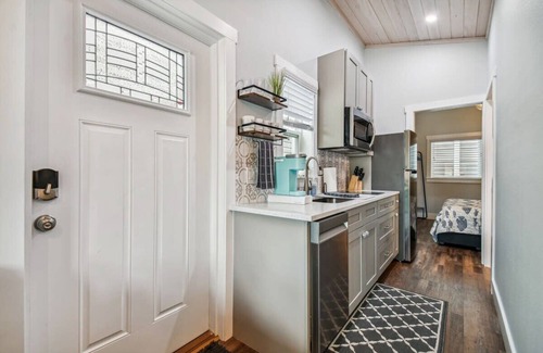 Dunedin Casa | Surf Shack Tiny Home on Pinellas Trail w/ Heated Pool