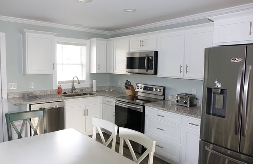 Emerald Isle Casa | Surf Sounds Almost Oceanfront, Newly Updated, Beach Access Across the Street