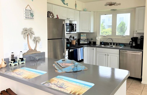 Dam Neck Casa | Surfside Beach Cottage- steps from Virginia Beach Boardwalk!