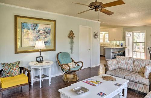 Surfside Beach Casa | Surfside Beach Canal-Front Home Walk to Beach!