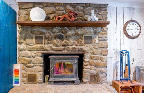 Candler Casa | Surrounded by mountains on a gorgeous creek featuring your own private beach