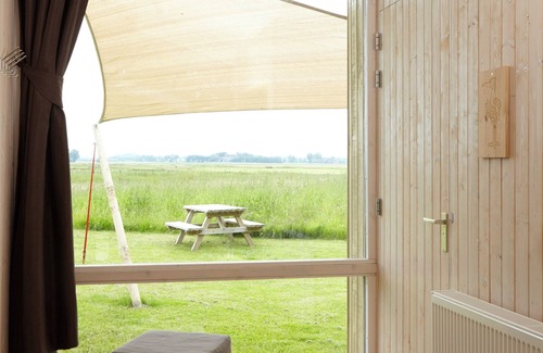 Kollumerpomp Chalet De Esquí | Alojamiento ecológico sostenible en el Parque Nacional Lauwersmeer y el Mar de Wadden
