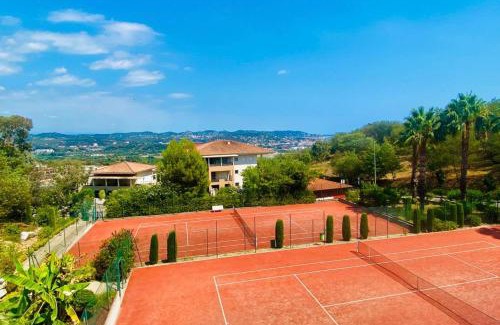 Les Termes Casa | Sweet Apartment in Mandelieu - Pool & tennis court