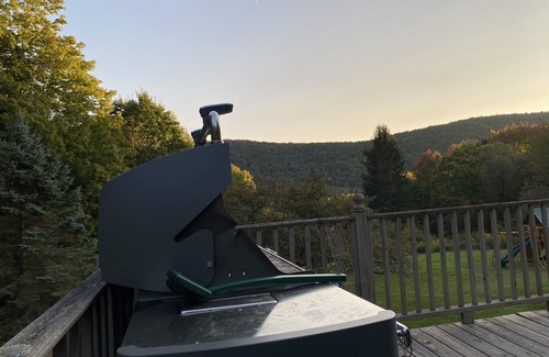 Margaretville Casa | Swimming pond, fire pit, pool table, hiking trails, close to Belleayre, views!
