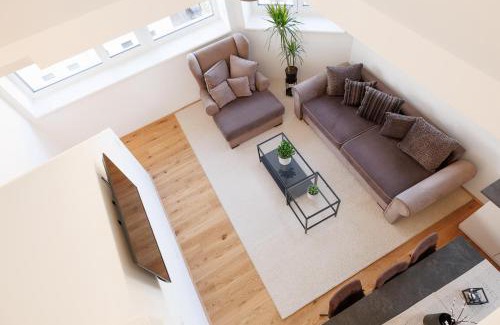 Neulerchenfeld Apartamento | SYMPHONY Apartments 40 - Modern Loft with Terrace and Grill in Central Location