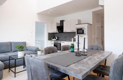 Neulerchenfeld Apartamento | SYMPHONY Apartments 41 - Modern Loft with Terrace and Grill in Central Location