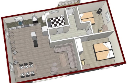 Vestvagøy Apartamento | T-R Huset i Hellosan
