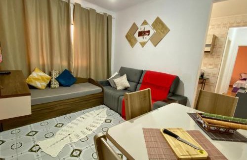 Tupi Apartamento | T015 - Apto aconchegante 30m da praia l WI-FI