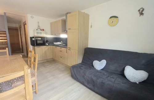La Mongie Apartamento | T2 35m2 Tourmalet-Mongie 3 stars pied pistes park couvert WIFI CANAL NETFLIX