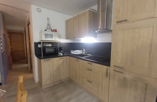 La Mongie Apartamento | T2 35m2 Tourmalet-Mongie 3 stars pied pistes park couvert WIFI CANAL NETFLIX