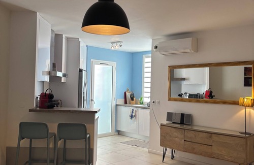L'Ermitage-les-Bains Apartamento | Apartamento T2 con piscina Hermitage a 150 m de la laguna.