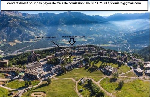 Pra Loup Apartamento | T2 Immeuble Chanteclerc 6 personnes 37m2 PRALOUP 1600