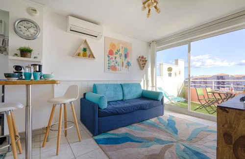 Frontignan Apartamento | T2 Mer à 80m Soleil Climatisé Frontignan Plage le parfum du sud