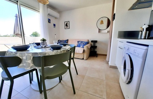 Bravone Apartamento | T2 neuf-VUE MER-CLIMATISE-WIFI-PISCINE- 4 personnes-Classé 3***