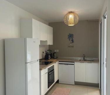 Le Diamant Apartamento | T2 palme bleue pour 4 personnes au diamant